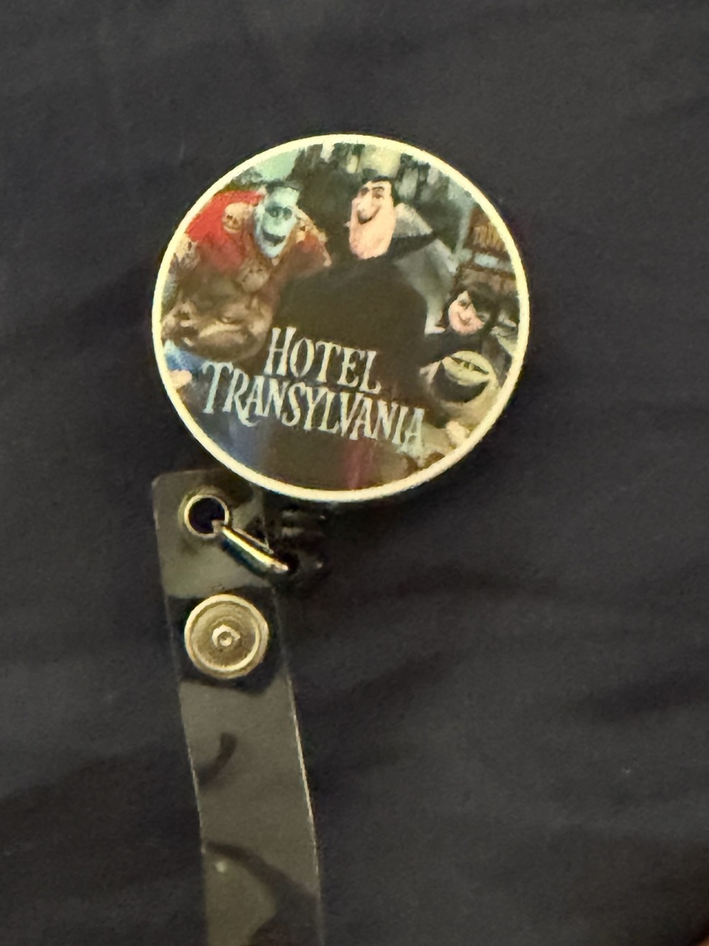 Hotel Transylvania Retractable Badge Reel - Black